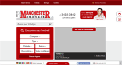 Desktop Screenshot of imobiliariamanchester.com.br